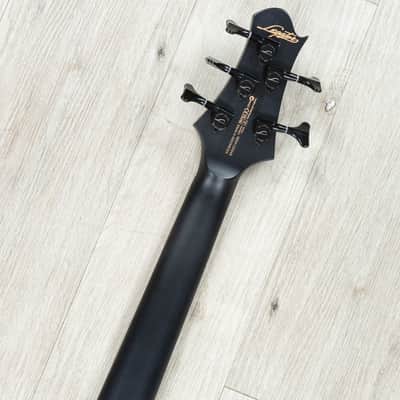 Legator HB5F Multi-Scale 5-String Bass, Satin Black Burl image 10