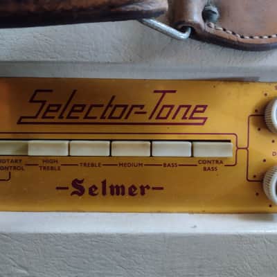 1960s SELMER TRUVOICE automatic Selector Tone - red and cream - The Beatles era 60s image 8
