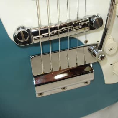 Vintage 60's Kalamazoo by Gibson KG-2A Electric Guitar, Las Vegas Blue w/ Gibson Chipboard Case image 5