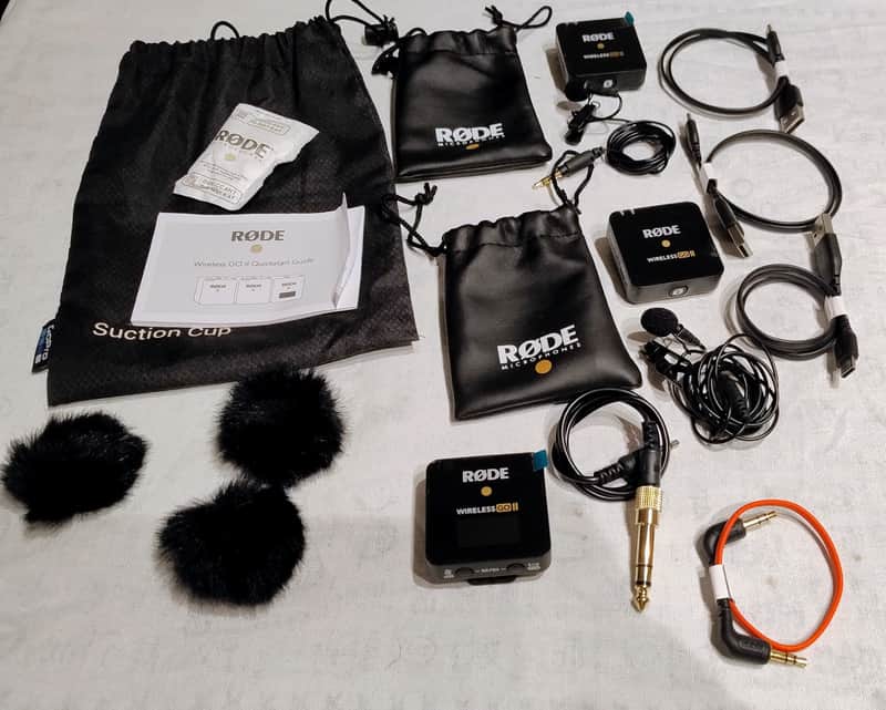 RODE Wireless GO II Dual Compact Microphone System 2021 - Present - Black image 1