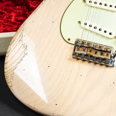 Fender Custom Shop 1956 Stratocaster Heavy Relic - Super Faded Aged Dirty White Blond image 19