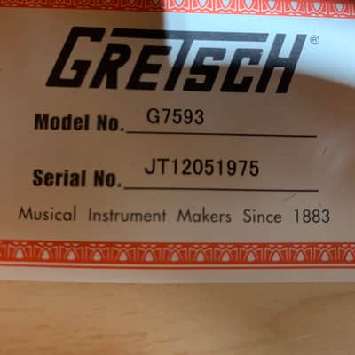 Gretsch G7593 White Falcon I 2012 Hollow Body MIJ White w/ OHSC image 20
