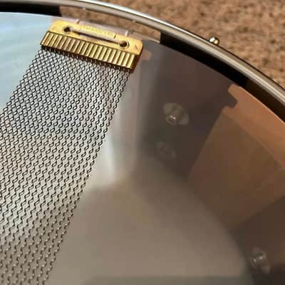 MINT - Nowak Drums (AUST) 14x5 Jarrah/BlackButt block/stave snare, Canopus wires, Free extras image 6