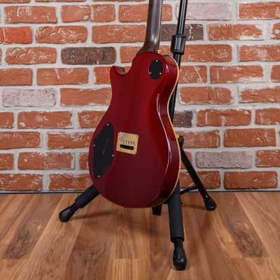 PRS Limited Edition Single Cut Brazilian Flame Maple 10-Top Dark Cherry Sunburst #200 made in 2001 w/OHSC image 8