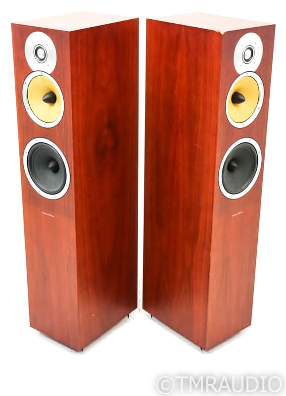 B&W CM7 Floorstanding Speakers; CM-7; Rosenut Pair | Reverb