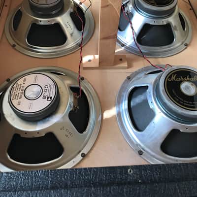 1980 Marshall - 1960B - 4x12 Cabinet 16ohm (Celestion G12-65, G12-30) image 8