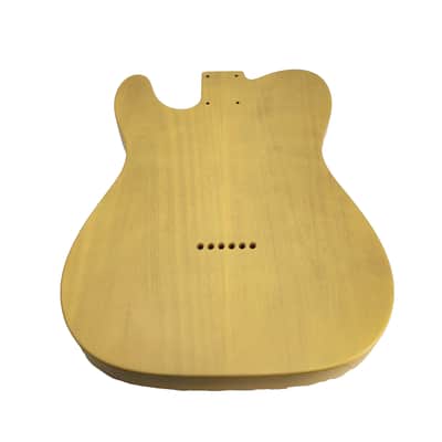 Brio T-Style Guitar Body – Blonde Alder - Nitro Satin image 2