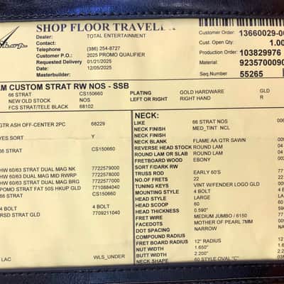 Fender American Custom Stratocaster NOS, Ebony Fingerboard, Sienna Sunburst 2026 image 23