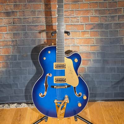 Gretsch G6120BS Chet Atkins Hollow Body Blue Burst w/ OHSC & CoA image 3