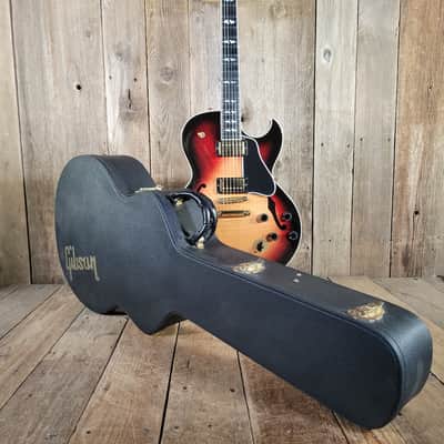Gibson ES-137 Custom 2000s w/ Original Case - Sunburst image 18
