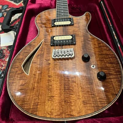 Marcovis Custom Semi Hollow Koa/Black Limba  2024 - Koa Gloss image 8