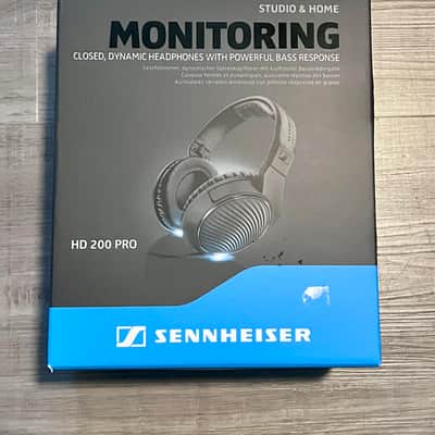 Sennheiser HD 200 Pro Closed-Back Over-Ear Headphones 2010s - Black image 1