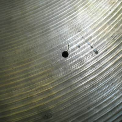 18" Vintage Trans Stamp Avedis Zildjian Cymbal 1635g sizzle holes image 9