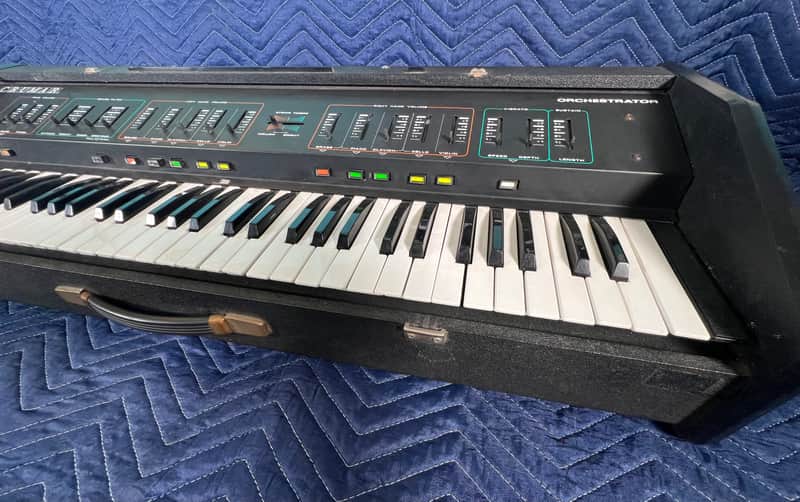 Crumar Orchestrator Synth 1980s - Black image 1