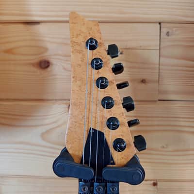 Handcrafted Boutique Electric Guitar – Birdseye Maple Top – Made in Italy (1980s–1990s) image 15