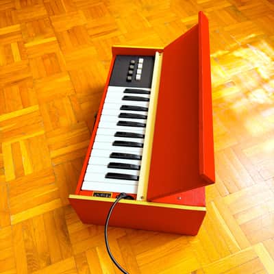 Rare Busilacchio Red Chord/Reed Organ (Italy, 1960s) – vintage cased electric organ and harmonium! image 10