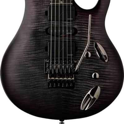 PRS SE Chleo Herman Li Signature Electric Guitar, Ebony Fingerboard, Charcoal Purple Burst image 2