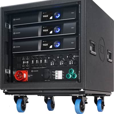 Dynacord SR20TGX-US Preconfigured 10U TGX Amplifier System Rack image 2