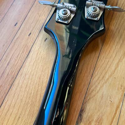 1981 Rickenbacker 4001 Fretless Left Handed Jetglo Electric Bass w/ OHSC image 9