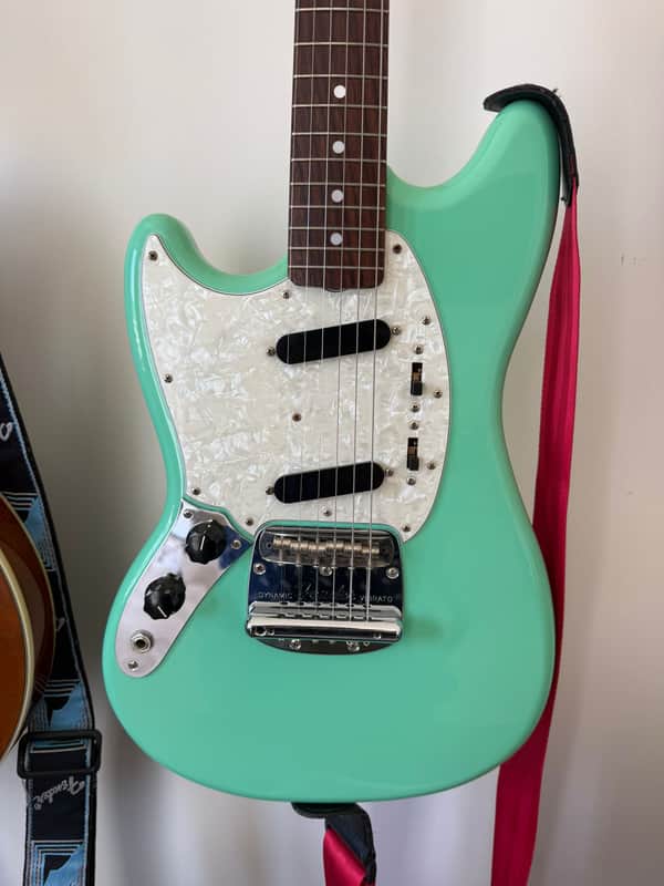 RARE Fender Mustang MIJ Seafoam Green - Left handed image 1