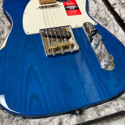 2019 Fender American Professional Telecaster Limited Roasted Neck Sapphire Blue Transparent Light Ash Body ONLY ONE ON THE ENTIRE INTERNET!! image 5