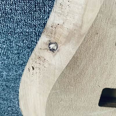 Solid Basswood Bass Guitar Unfinished DIY Project Body image 7