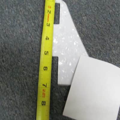Unbranded White Pearloid black/white Guitar LP Style Pickguard *FREE SHIPPING image 5