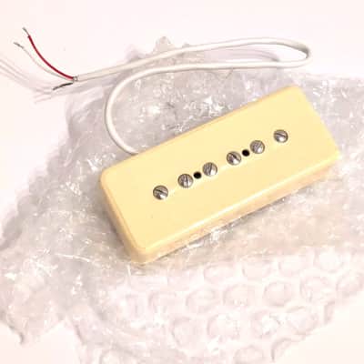BHK P90 Soap bar Pickup Cream for Gibson style Guitar 5K Output UNUSED Condition image 7
