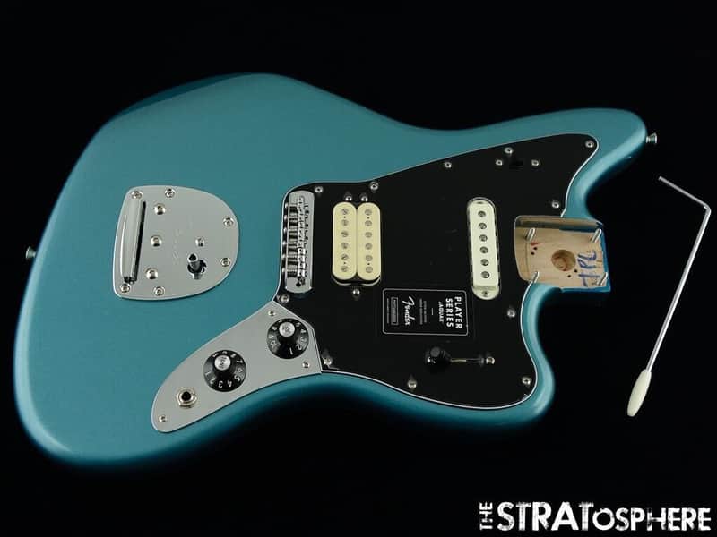 2022 Fender Player Jaguar Series LOADED BODY Alnico 2 + 3 HS Guitar Tidepool image 1