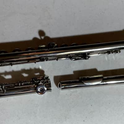 Gemeinhardt 2NP Straight-Headjoint Flute 1990 - Nickle-Plated image 4