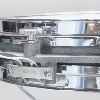 RARE Rogers Satellite Piccolo Snare Drum, Grey Cast Shell, Original Wires, 1970s -ALMOST LIKE NEW  / INSPECTED & TESTED image 18