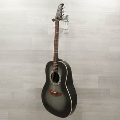 Used Celebrity CC11 Laminate Top Acoustic Guitar Silver Burst image 9