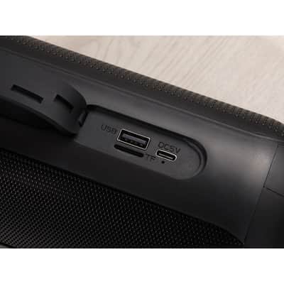 QTX PartyPod Portable Bluetooth Party Speaker with lights image 4