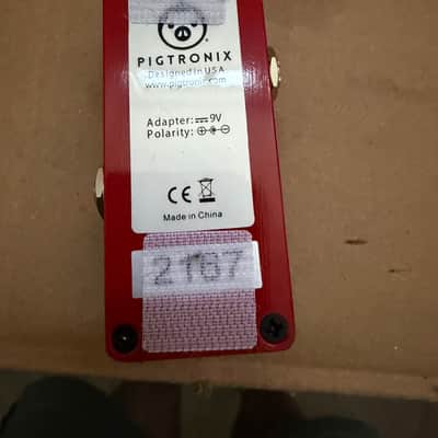 Pigtronix Octava Micro Octave Fuzz 2010s - Red image 3
