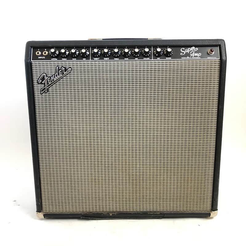 Fender	Super Amp 2-Channel 60-Watt 4x10" Guitar Combo	1993 - 1995 image 1