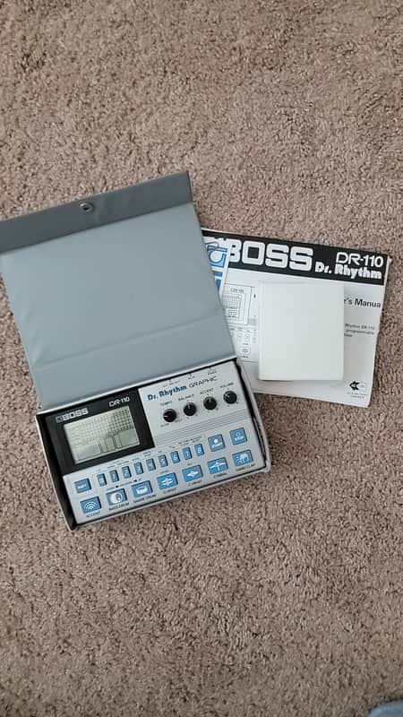 Boss DR-110 Dr. Rhythm 1980s - Silver image 1
