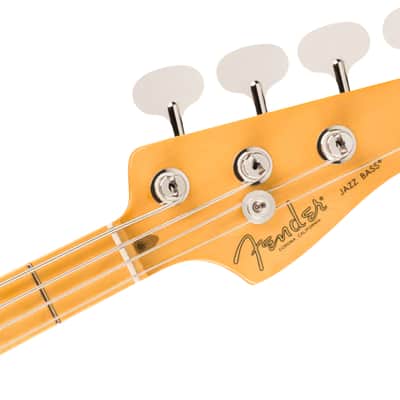 Fender American Professional Classic Jazz Electric Bass. Maple Fingerboard, Faded Dakota Red image 7