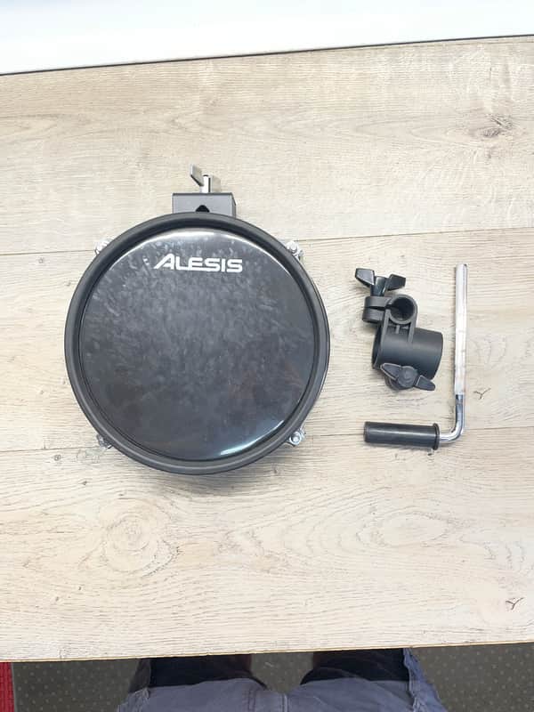 Alesis DM10 Dual Zone 8" Rubber Head Pad w/ Rack Mount & L-Bar image 1