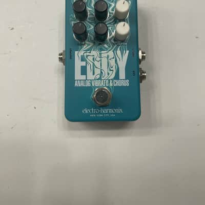 Electro Harmonix Eddy Analog Chorus & Vibrato Guitar Effect Pedal + Box & PSU image 3