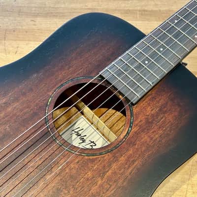 Harley Benton Delta Blues T - Bourbon Vintage Satin Burst + Gigbag image 2