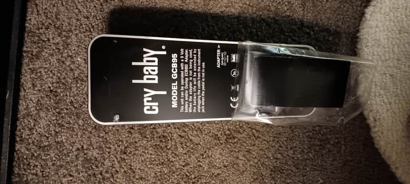 Dunlop GCB95 Cry Baby Standard Wah 1982 - Present - Black image 1