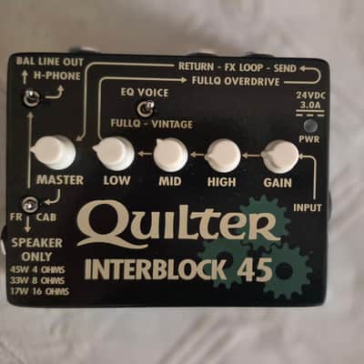 Quilter Interblock 45 45-Watt Guitar Head Pedal 2018 - Black image 2