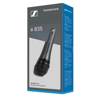 Sennheiser e835 Cardioid Dynamic Handheld Vocal Microphone w/ Mic Clip image 5