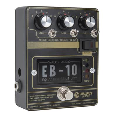 Walrus Audio EB-10 Preamp/EQ/Boost Effects Pedal image 2