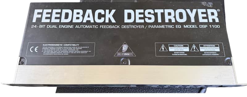 Behringer Feedback Destroyer Pro DSP1100P 2000s - Black / Silver