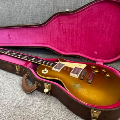 Gibson Custom Shop Murphy Lab '57 1957 Les Paul Goldtop Darkback Ultra Heavy Aged image 1
