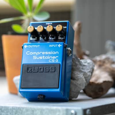 Boss CS-3 Compression Sustainer (Silver Label) 1997 - Present - Blue image 1