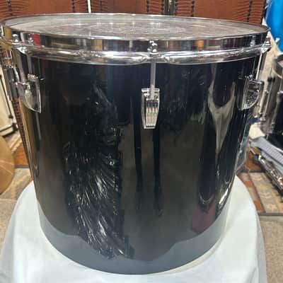 Ludwig 14" deep X 16" head Vistalite concert Tom (11285-1206) early 70's - Black Vistalite image 5