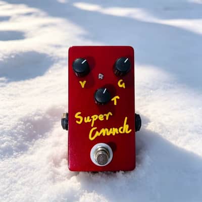 Tonevo Super Crunch Distortion Pedal True Bypass By handmade, price include the import duty for US buyer