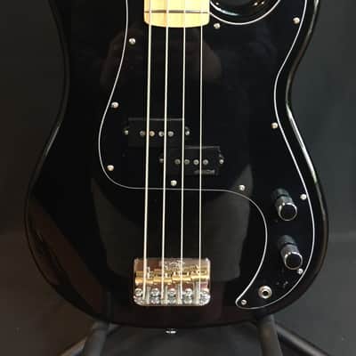 Vintage V4MTB Tony Butler Signature P-Bass 4-String Bass Guitar Gloss Black image 2
